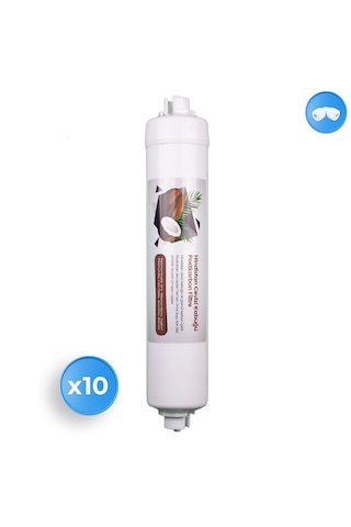 Su Arıtma Cihazı Coconut Eco Post Carbon Tatlandırıcı Filtre 10 A