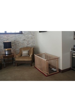 60 Cm X 1 Metre Ahşap Köpek Çiti Sık Aralık