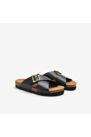 Nero Black Terlik Kadın 17m3 Frau London-s siyah
