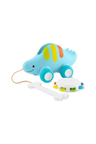 Explore & More Dinosaur 3'ü 1 Arada Bebek Müzikli Çekmeli Oyuncak
