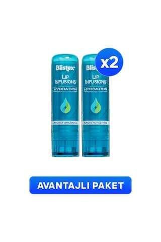 Blistex Lip Infusions Uzun Süreli Nemlendirici Dudak Bakımı 2 x 3.7 G