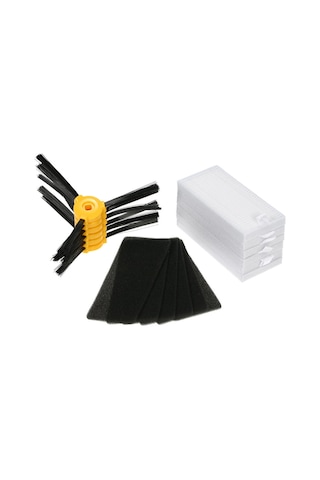 Padalink Ecovacs Deebot N79/n79s Robot Süpürge Aksesuarları - 6 Yan Fırça + 6 Hepa Filtre Tam Seti, Performansı Koru, Kolay Değişim