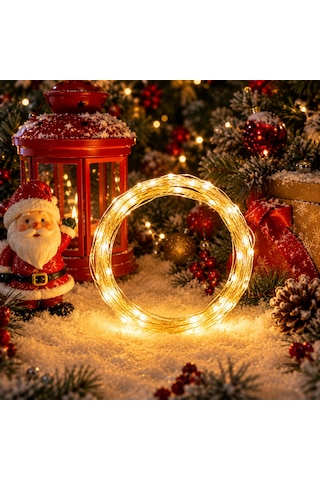 Usb Girişli 10 Metre 100 Micro Ledli Gün Işığı Led Işık Modlu Pil Derdine Son Yılbaşı Ağacı Işığı