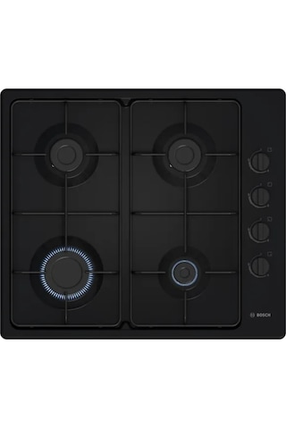 Bosch PBP6C6K80O 60 CM Gazlı Ocak Siyah