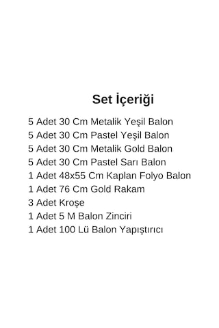 9 Yaş Safari Temalı Folyo Kaplan Yeşil Sarı Gold Balonlar Gold Rakam Doğum Günü Süsü Sarı - Yeşil