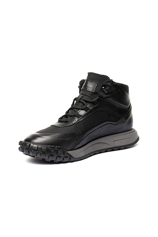 Greyder 00490 Siyah Hakiki Deri Sneaker Erkek Bot