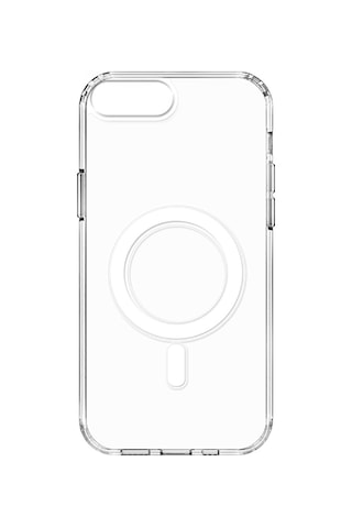 Apple Uyumlu iPhone 7 Plus Kılıf Şeffaf Sert Pc Zore Embos Kapak Renksiz