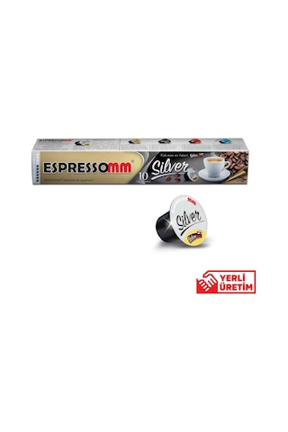 Espressomm Nespresso Uyumlu Silver Kapsül Kahve 100 Adet