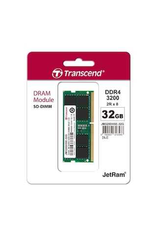 Transcend JM3200HSE-32G 32 GB DDR4 3200 MHz CL22 Notebook Ram