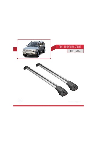 Opel Frontera Sport 1999-2004 Arası İle Uyumlu Ace-1 Ara Atkı Tavan Barı Gri