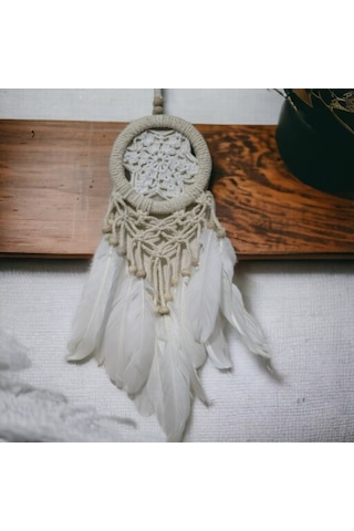 Rüya Kovan Dream Catcher Beyaz Kuş Tüylü Diğer