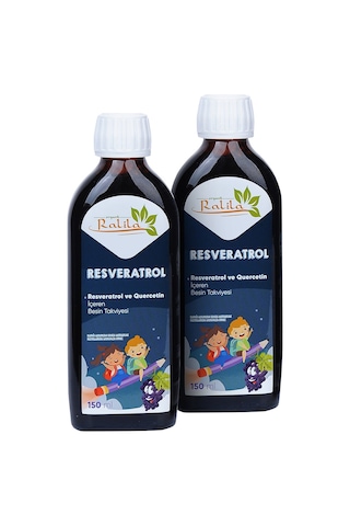 Ralila Siyah Üzüm Kabuğu - Aronya Ekstraktı 150 Ml X2 Adet