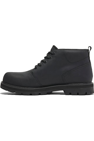 Timberland Britton Road Mid Lace Up Waterproof Chuk Erkek Günlük Bot Tb0a69tww021 Siyah Siyah