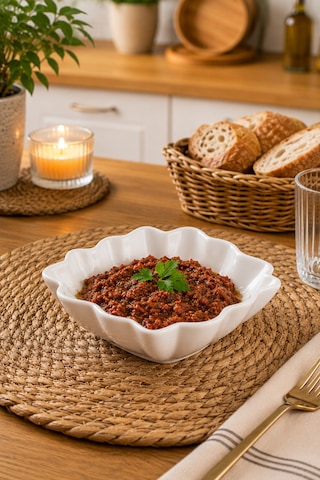 Porsima 1749n Porselen Kase Desenli Derin Salata Kase 15cm