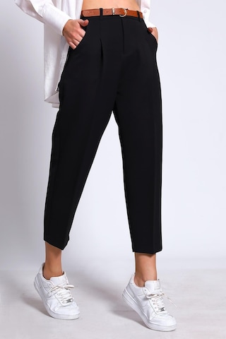 Fast Perry Kemerli Pantolon - Siyah