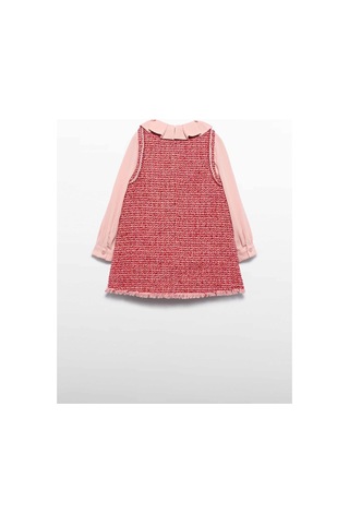 Mayoral Abel&lula Kız Çocuk Pullu Uzun Kol Elbise Kırmızı