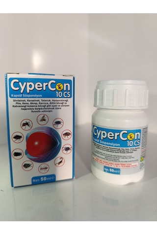 Kulsan Cypercon 10 Cs - Sivrsinek-karasinek-hamamböceği-pire-akrep-kene-tatarcık-karınca Ilacı 50ml Kulsan Cypercon 10 Cs - Sivrsinek-karasinek-hamamböceği-pire-akrep-kene-tatarcık-karınca Ilacı 50ml