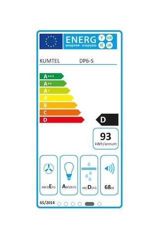 Kumtel DP6 S Ankastre Piramit Duvar Tipi 60 CM Davlumbaz
