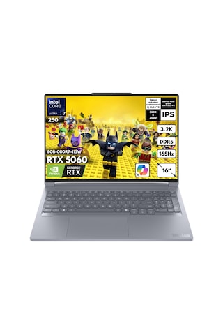 Lenovo ThinkBook 16p G6 IAX 21R0001GTXHMF24 Ultra 7-255HX 40 GB 4 TB SSD 8 GB RTX5060 16" W11P Dizüstü Bilgisayar