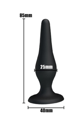 Hızlı Express Pretty Love Best Butt 3 Farklı Boyda Hazırlık Seti Anal Plug Açıcı Set Siyah