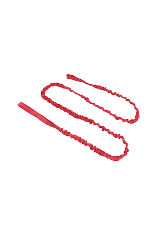 Geeroyoo Kırmızı Nilon Bisiklet Çekme Kordonu - 2.7m Doğal Uzunluk, 4.5m Maksimum Genişleme - Hızlı Kurulum, Taşınabilir Outdoor Aile Kullanımı Bisiklet Çekici Ip Kırmızı