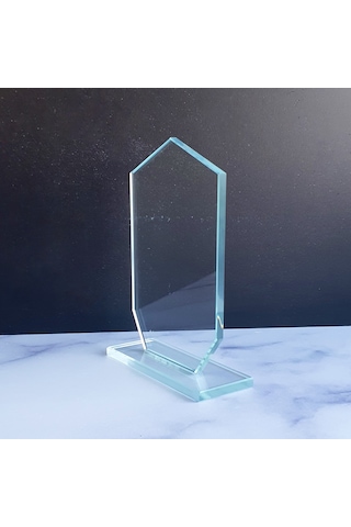 Decorita Plaket|Kristal Cam Plaket|Şekil-5|Baskısız|10'lu Takım