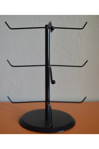 Gözlük Standı Düzenleyecı Organizer 3 Lu Siyah