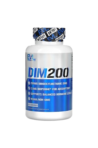 Evlution Dım Diindolilmetan 200 200 Mg 60 Veggie Caps