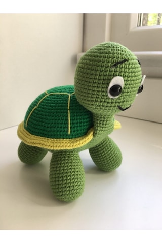 Amigurumi Oyuncak Kaplumbağa Tospik 15 CM