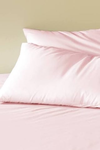 Tek Kişilik Lastikli Çarşaf Seti Açık Pembe