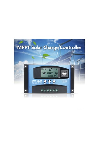 Lemestar 50a Güneş Enerjisi Kontrol Cihazı 12v/24v Otomatik Tanıma 5v/2a Usb Çıkışı Lcd Ekranlı Şarj Yöneticisi