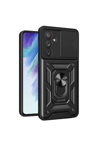 Nihcase Samsung Uyumlu Galaxy A54 Kılıf Magnetik Standlı Kamera Korumalı Slide Sürgülü Cover Kapak