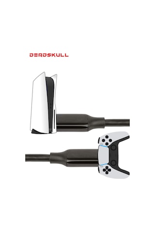 Ps5/ps5 Slim/ps5 Pro Uyumlu 3m Type-c Type-c Joystick Şarj Data Kablosu Siyah
