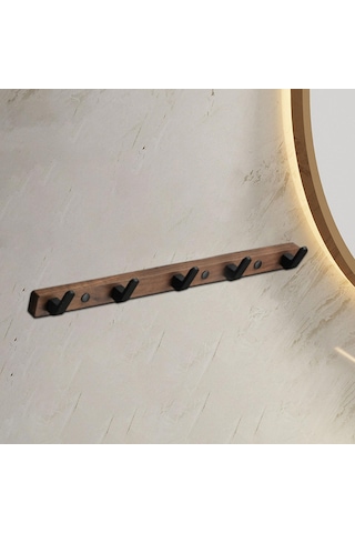 Suntek Askılık Duvara Monte Duvar Kancaları Şapka Askısı 5 Kanca