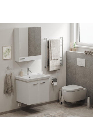 Turkuaz Frame Lavabo 65 x 45 CM Beyaz