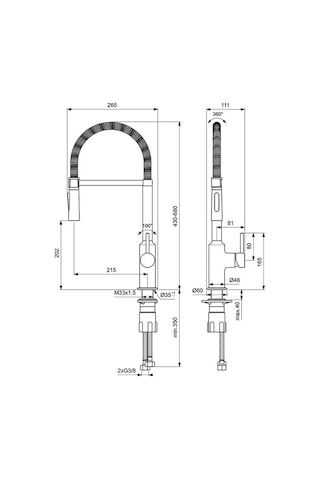 Ideal Standard Bc302aa Ceralook Eviye Bataryası-profesyonel Krom