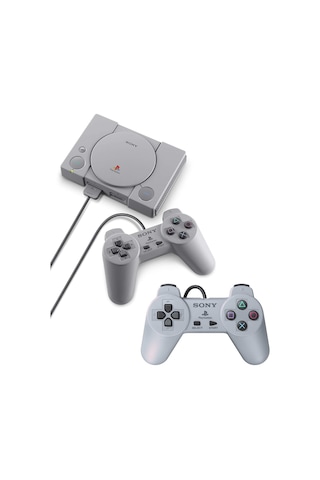 Sony Playstation Classic 20 Oyunlu Mini Oyun Konsolu + 2 Kol (Sony Eurasia Garantili)