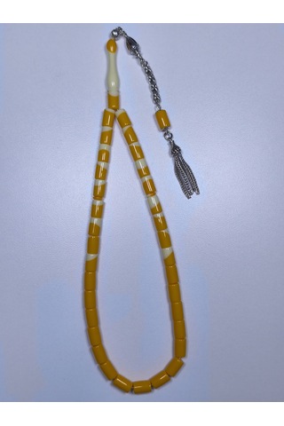 Beyzbol Topu Sarı Tesbih 7 X 11 Mm