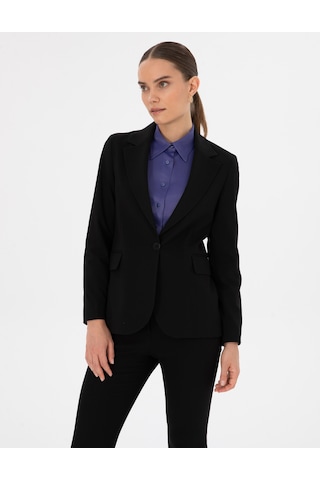 Pierre Cardin Kadın Siyah Ceket 50319423-vr046 Siyah