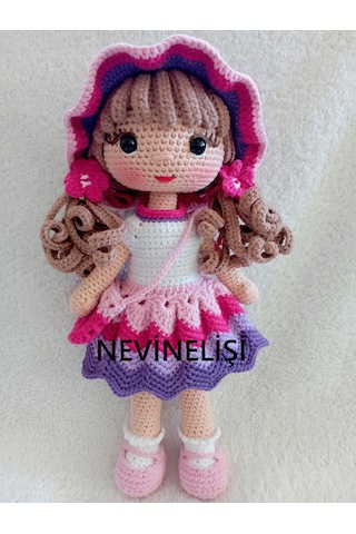 Amigurumi Irmak Bebek Çok Renkli