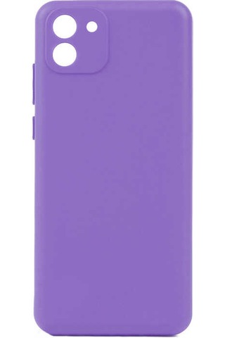 Zore Galaxy Uyumlu A03 Kılıf Biye Silikon - Lila Lila