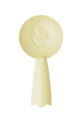 Yapışmaz Plastik Pirinç Kaşığı Sevimli Gülen Yüz Pirinç Spatulası Kepçe Pişirici Uzun Pişirme Pirinç Kaşığı Mutfak Gereci Sofra Takımı Aletleri Beyaz