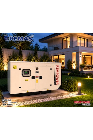 Rempower Perkins Motorlu Rpr 22 Kva Otomatik Kabinli Dizel Jeneratör