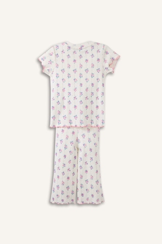 Defacto 2li Pijama Takımı Kız Bebek H5503a526smer233 Ekru-er233