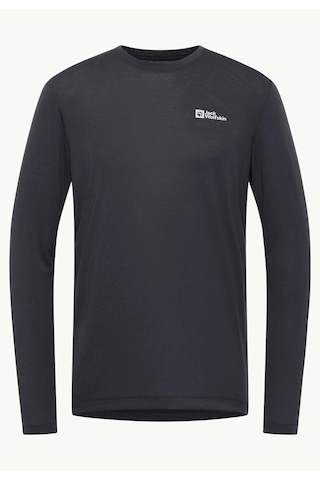 Jack Wolfskin Vonnan Ls T M Erkek Tişört A60291 635 Çok Renkli