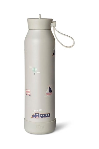 Citron 3 Katmanlı Paslanmaz Çelik Termos Seti 500 Ml - Vehicles Beyaz