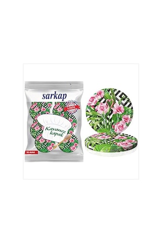 Sarkap Desenli Kavanoz Kapağı 10 Lu Paket
