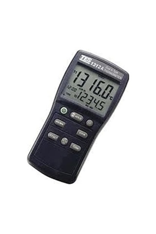 Tes-1312a Yüksek Hassasiyetli Tip K Termometre Çift Kanal