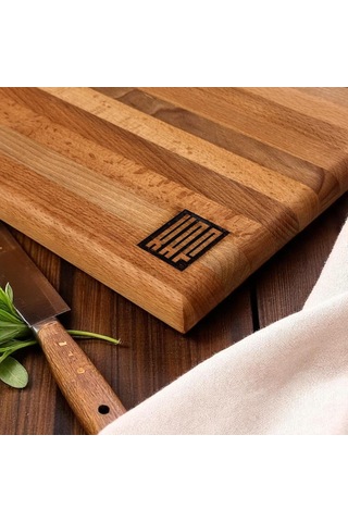 Lüks Kesme Tahtası Kayın Medium