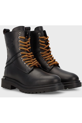 Harley Davidson Erkek Bot 021M100553 Black Deri